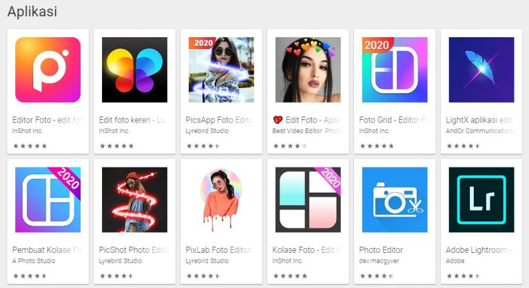 Aplikasi Edit Foto Android